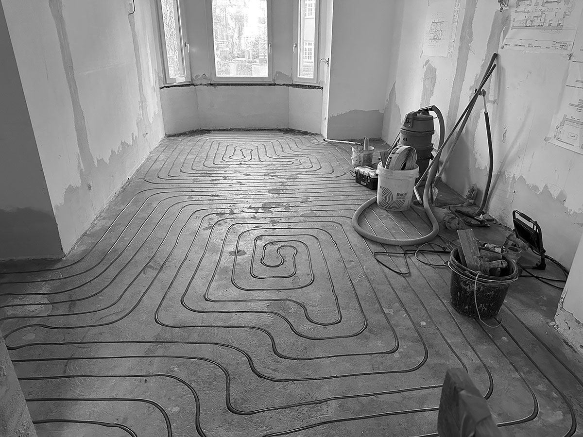 Dokumentation der Umbauarbeiten an der Maisonettewohnung – Einblick in die baulichen Maßnahmen und den Entstehungsprozess.